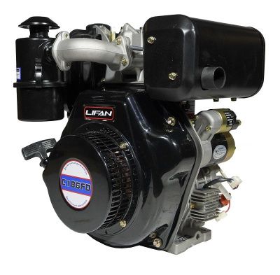 Двигатель Lifan Diesel 186FD, шлицевой вал, катушка 6 Ампер-Tehinstrument