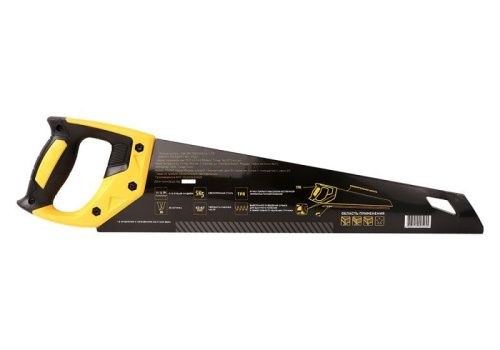 Ножовка по дереву, 450мм, 11-12 TPI, SK5, 3D зуб, Hanskonner-Tehinstrument