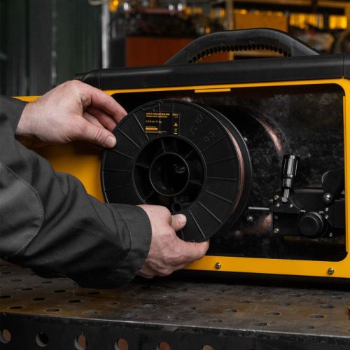 Омедненная проволока ER70S-6, диам. 0,8 мм, 5 кг, диам. катушки D200 Denzel-Tehinstrument