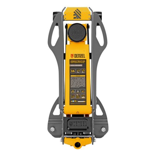 Домкрат гидравлический подкатной, 3,8 т, 110-580 мм, быстрый подъем, низкий подхват, проф. Denzel-Tehinstrument