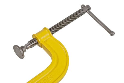 Струбцина G-образная, 100 мм / 4", чугун, оксидированный винт, hanskonner-Tehinstrument