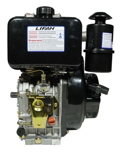 Двигатель Lifan Diesel 186FD, шлицевой вал, катушка 6 Ампер-Tehinstrument