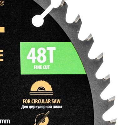 Пильный диск по дереву ф190 х 30 мм, 48 зубьев Denzel-Tehinstrument