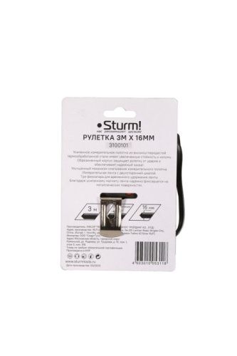 Рулетка 3x16мм,  Sturm-Tehinstrument