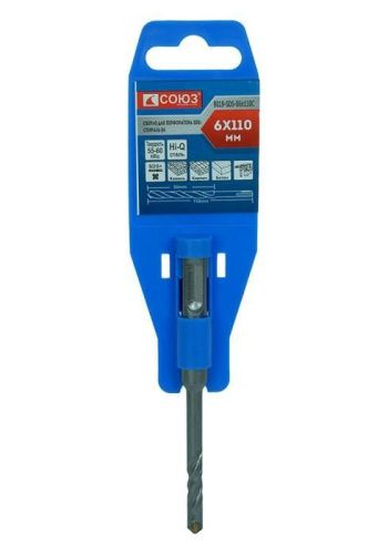Бур SDS+ 06x110 мм с твердосплавной напайкой, СПИРАЛЬ S4 , Союз-Tehinstrument