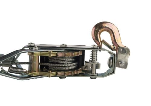 Лебедка рычажная 2т, 2 храповых колеса, трос 2.2м,  Sturm-Tehinstrument