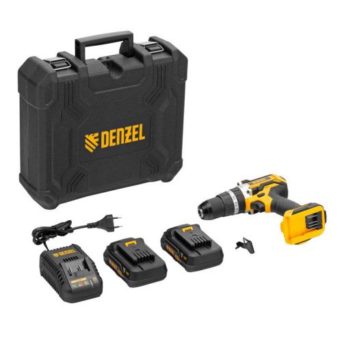 Дрель-шуруповерт аккумуляторная ударная бесщет Denzel CIDB-18-02-Tehinstrument