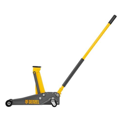 Домкрат гидравлический подкатной, 3 т, 125-470 мм, быстрый подъем, проф. Denzel-Tehinstrument