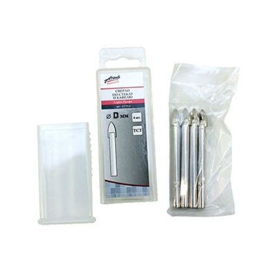 Сверло по кафелю, стеклу 6мм 6шт бокс профи Атака-Tehinstrument