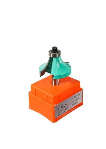 Фреза кромочная калевочная с подшипником 12,7 мм, dxhxl 38,1x19x63 мм, хв.8  Sturm-Tehinstrument