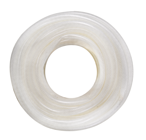 Шланг поливочный Вихрь "Силикон" трёхслойный армированный 3/4", 50м (прозрачный)-Tehinstrument