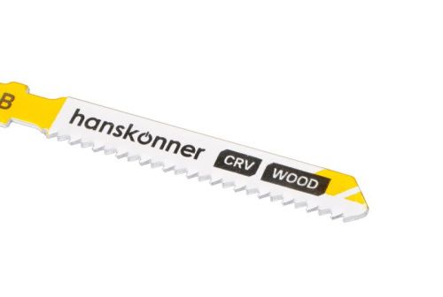 Пилки для лобзика по дереву 2шт, T119B (дерево, фанера 3-20мм) Hanskonner-Tehinstrument