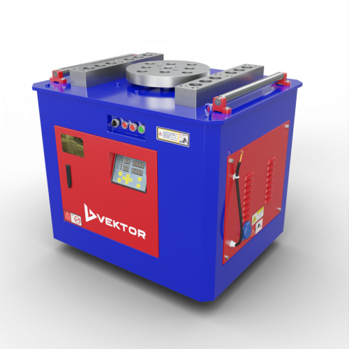 Станок для гибки арматуры Vektor GW40М с электронным блоком управления (ЧПУ)-Tehinstrument