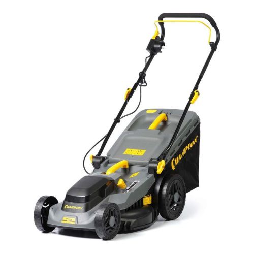 Газонокосилка эл. CHAMPION EM4318 (1,8 кВт пласт.+ткань травосб. 52л ширина 430мм 30-75мм, 12,9кг)-Tehinstrument