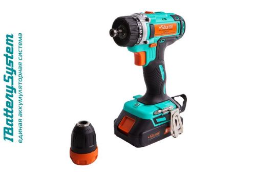 Аккумуляторный шуруповерт  Sturm CD3620T 1BatterySystem-Tehinstrument