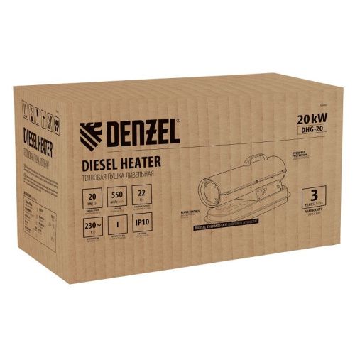 Дизельная тепловая пушка Denzel DHG-20-Tehinstrument
