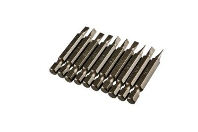 Биты SL4x50мм,сталь S2, С МАГНИТН. НАКОНЕЧНИКОМ,10 шт. В пластик.кейсе  Sturm-Tehinstrument