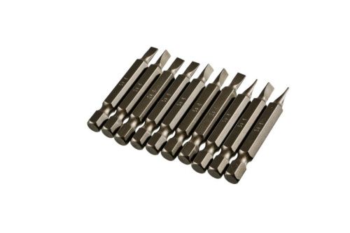 Биты SL4x50мм,сталь S2, С МАГНИТН. НАКОНЕЧНИКОМ,10 шт. В пластик.кейсе  Sturm-Tehinstrument