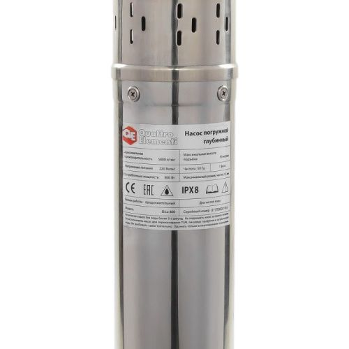 Насос глубинный QUATTRO ELEMENTI ELICA 800-Tehinstrument