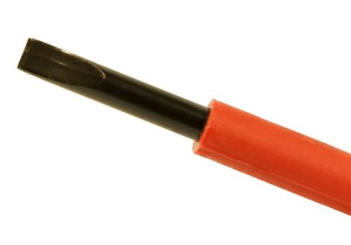 Отвертка плоский шлиц, SL3х75мм, CrV, диэлектрическая  Sturm-Tehinstrument