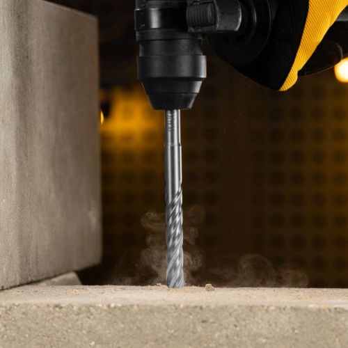 Бур по бетону, цельная крестовая пластина, 12x165 мм, SDS PLUS Denzel-Tehinstrument