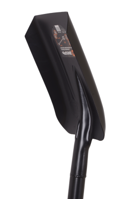 Совковая лопата Вихрь сталь, с металлическим черенком-Tehinstrument