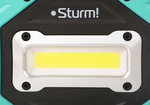 Фонарь-прожектор аккумуляторный 600лм, COB светодиод, 2 магнита,  Sturm-Tehinstrument