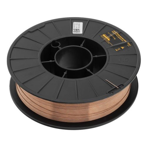 Омедненная проволока ER70S-6, диам. 1 мм, 5 кг, диам. катушки D200 Denzel-Tehinstrument