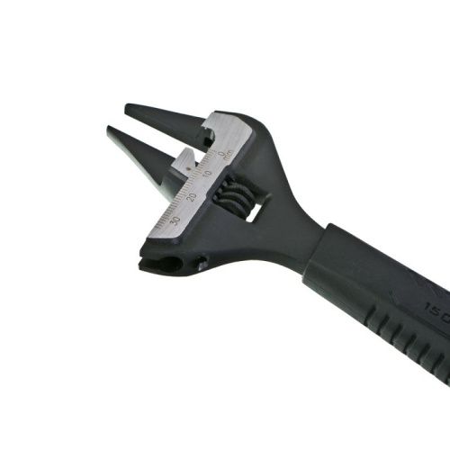 Разводной ключ с супер тонкими губками, 150 мм, зев 34мм, фосфатированный, hanskonner-Tehinstrument