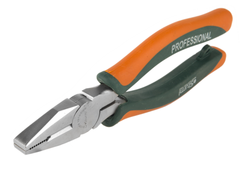 Плоскогубцы, 200мм, TPR рукоятки, никелированные,  Sturm-Tehinstrument