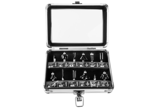 Набор фрез в металлическом кейсе 12 шт  Sturm-Tehinstrument