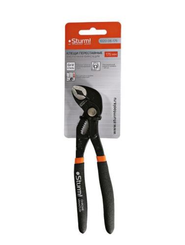 Клещи переставные 175мм,  Sturm-Tehinstrument