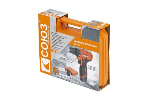 Аккумуляторный шуруповерт СОЮЗ ДШС-14-1Л-Tehinstrument