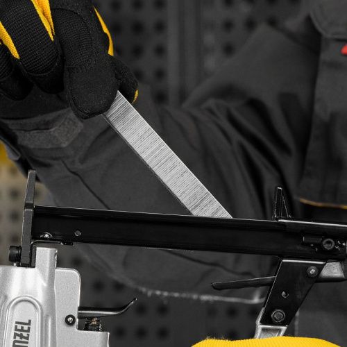 Скобы 21GA для пнев. степл., 16мм, шир. - 0,95мм, тол. - 0,6мм, шир. скобы - 12,8мм, 5000шт Denzel-Tehinstrument