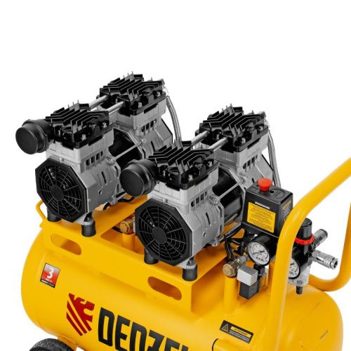 Компрессор безмасляный, малошумный Denzel DLS 1500/50-Tehinstrument