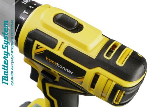 Аккумуляторный шуруповерт Hanskonner HCD1855RI 1BatterySystem-Tehinstrument