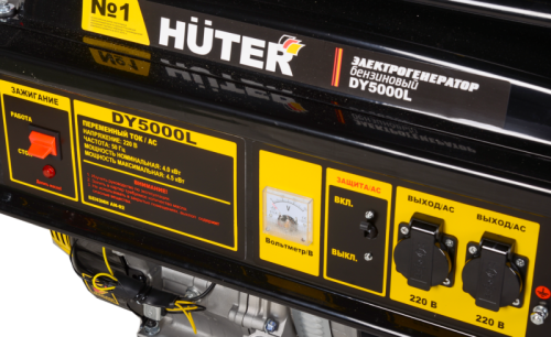 Портативный бензогенератор HUTER DY5000L-Tehinstrument
