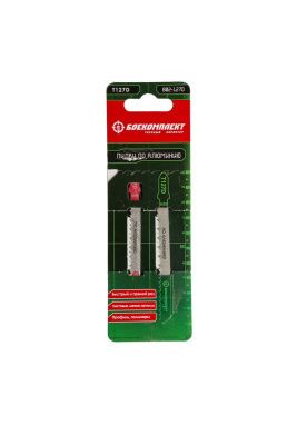 Пилки для лобзика по алюминию T127D, 2 шт, 100х74мм, шаг зуба 3мм, быстрый прямой рез, HSS, БОЕКОМПЛЕКТ-Tehinstrument