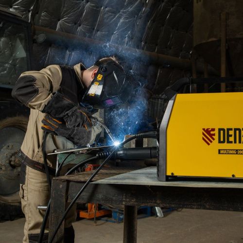 Аппарат инвертор. полуавтомат. сварки Denzel MultiMIG-200DP Synergy Double Pulse-Tehinstrument