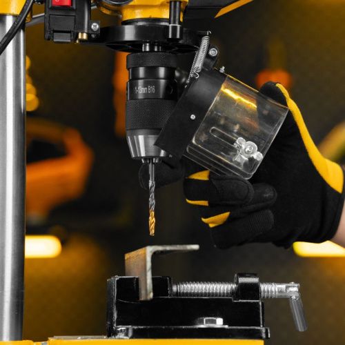 Станок сверлильный DDM-350L, 350 Вт, 13 мм, 5 ск., лазер, настольный Denzel-Tehinstrument