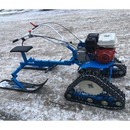 Гусеничный привод ГП-Н1 для мотоблоков с валом редуктора 30 мм (круглый)-Tehinstrument