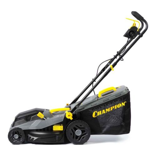 Газонокосилка эл. CHAMPION EM3816 (1,6 кВт пласт.+ткань травосб. 42л ширина 380мм 30-75мм, 11,3кг)-Tehinstrument