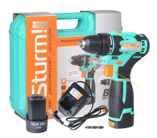 Аккумуляторный шуруповерт  Sturm CD3514BL-Tehinstrument