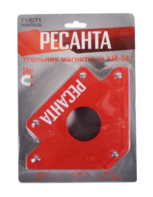 Угольник магнитный УМ-34 Ресанта-Tehinstrument