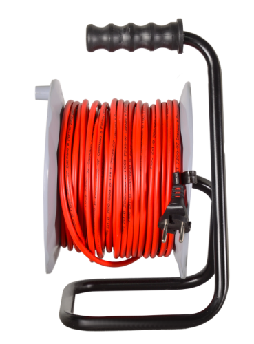 Удлинитель силовой на катушке Ресанта СУ-2х1-50/2 (с выкл., 4 розетки)-Tehinstrument