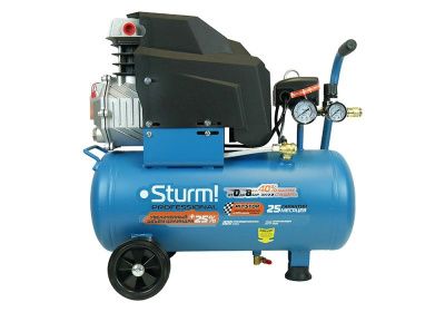Компрессор воздушный масляный  Sturm AC93124P, 2кВт, 320л/мин, ресивер24л, прямой привод, Professional-Tehinstrument