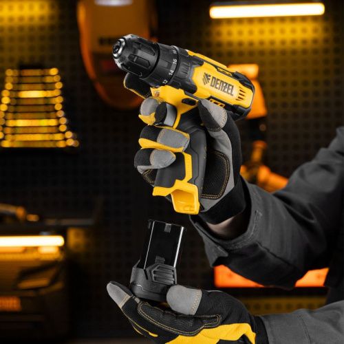 Аккумуляторный шуруповерт Denzel CDQ-12, Li-Ion, 12 В-Tehinstrument