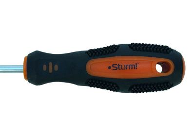 Отвертка плоский шлиц SL5х150мм, CrV, магнитный наконечник  Sturm-Tehinstrument