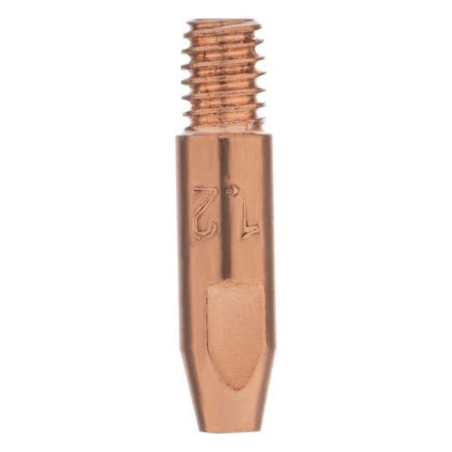 Токосъемный наконечник под проволоку 1,2 мм, М6х28, E-CU, 20 шт для MIG горелки тип 24 Denzel-Tehinstrument