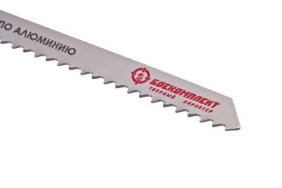 Пилки для лобзика по алюминию T127D, 5 шт, 100х74мм, шаг зуба 3мм, быстрый прямой рез, HSS, БОЕКОМПЛЕКТ-Tehinstrument
